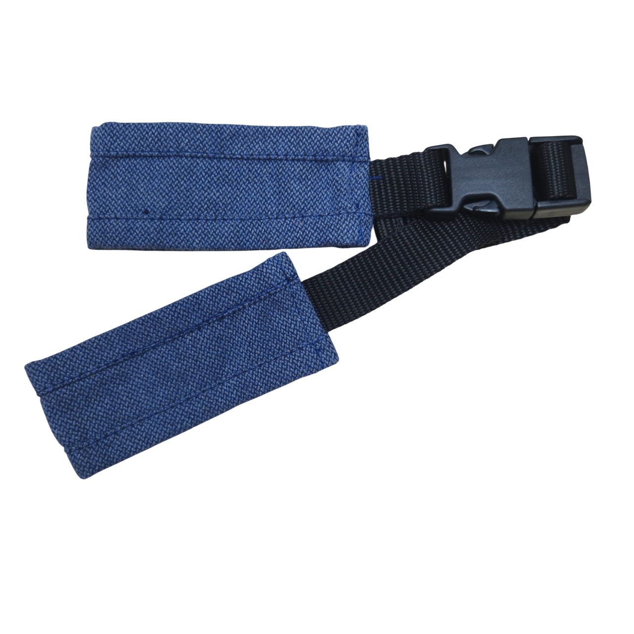 Babycarrier Brustgurt made of durable, 100% cotton in blue, compatible with baby carriers for added comfort and security.