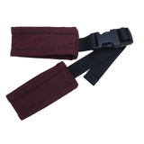 Babycarrier Brustgurt with durable cotton material and secure clasp.