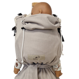 Babycarrier Mondstein, adjustable half-buckle in trend color, suitable from birth to 15 kg.