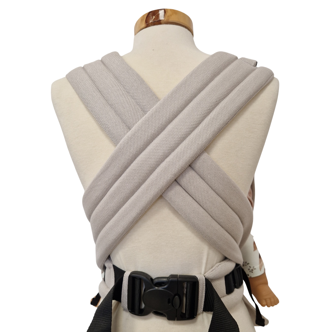 Babycarrier Mondstein with adjustable straps and safety buckle in trend color Mondstein.