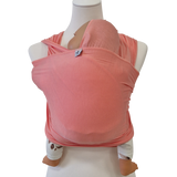 Bambustragetuch APRICOT weich elastisch atmungsaktiv babytrage lachsfarben 100% bambus