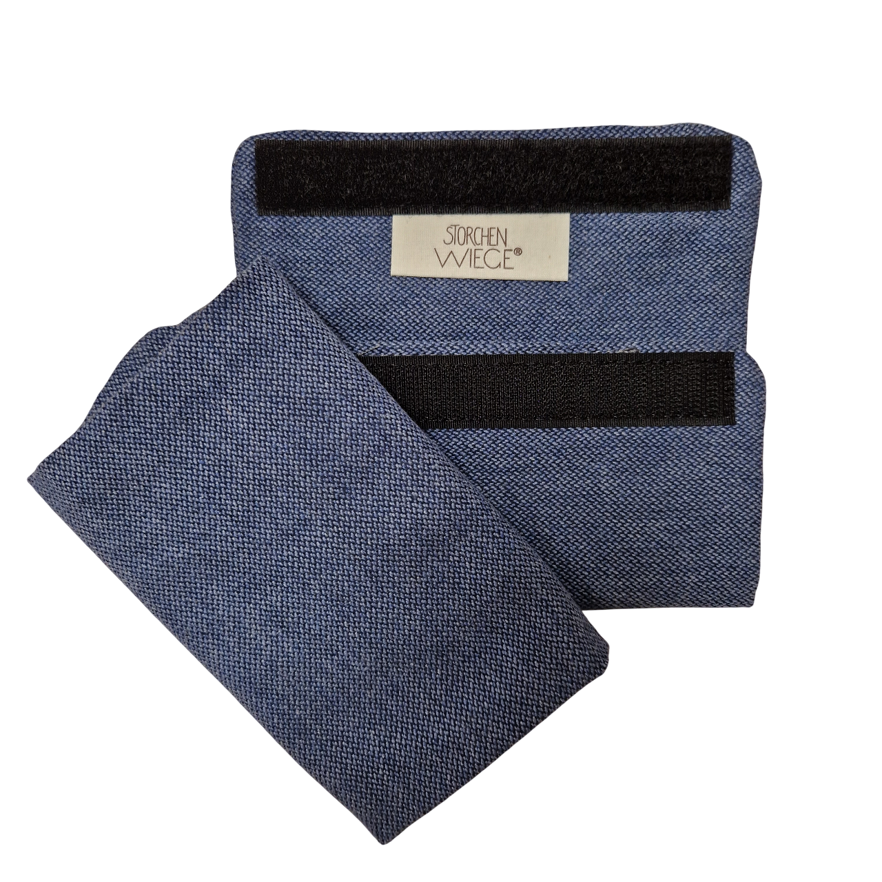 Babycarrier Gurtschoner made from 100% cotton featuring velcro attachment for shoulder strap protection.