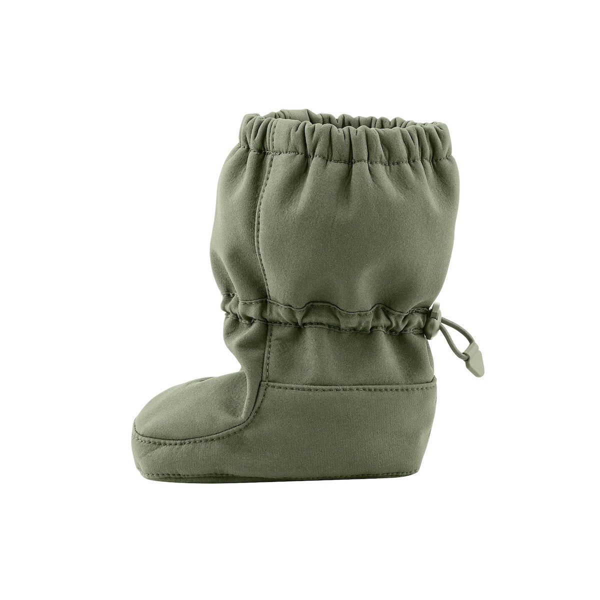 Mamalila Allrounder-Booties grüne Softshell Überzieher für Babys mit Kordelzug aus recyceltem Polyester