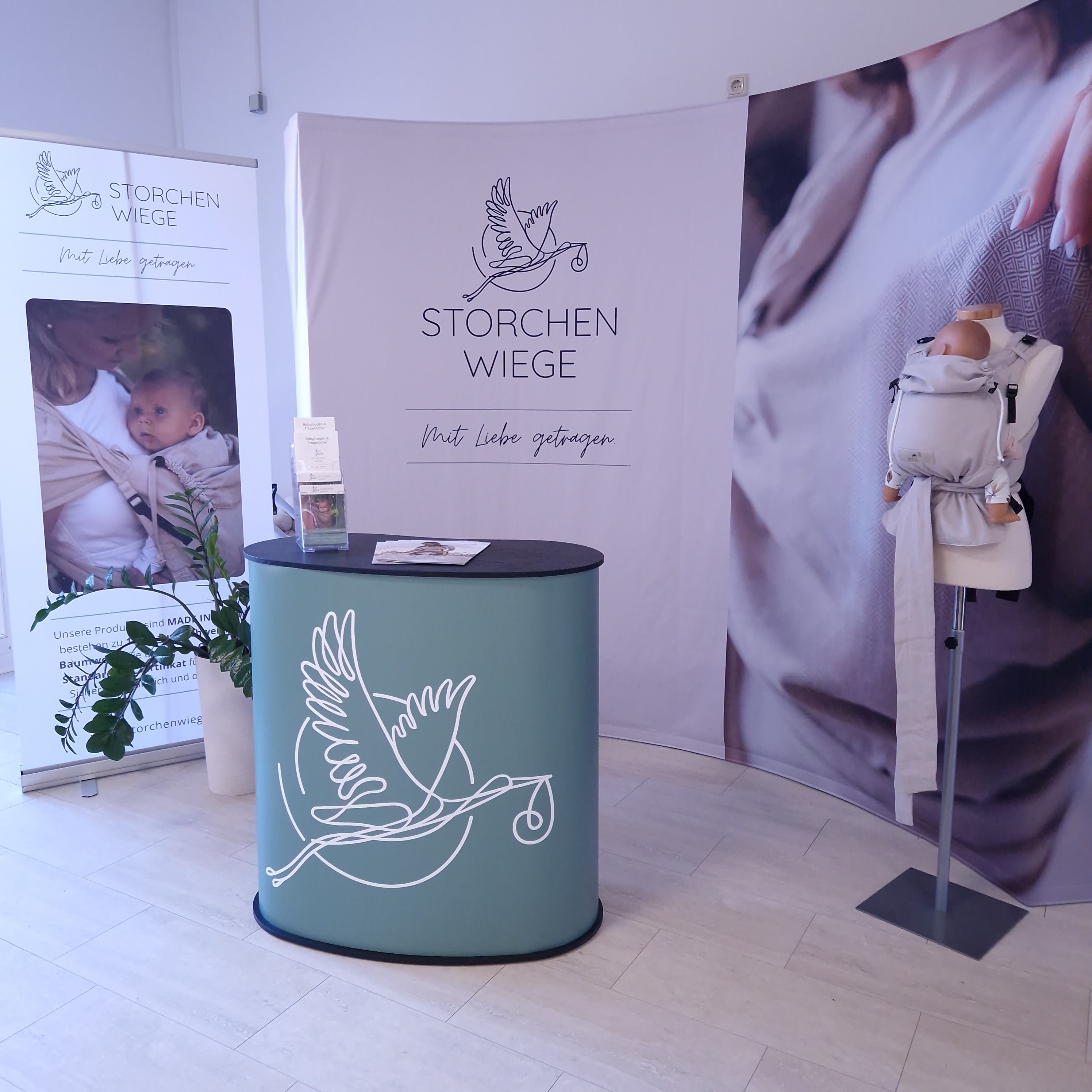 Storchenwiege geht mit einem neuen Look auf die nächste Messe – Freu dich auf unseren frischen Messeauftritt!