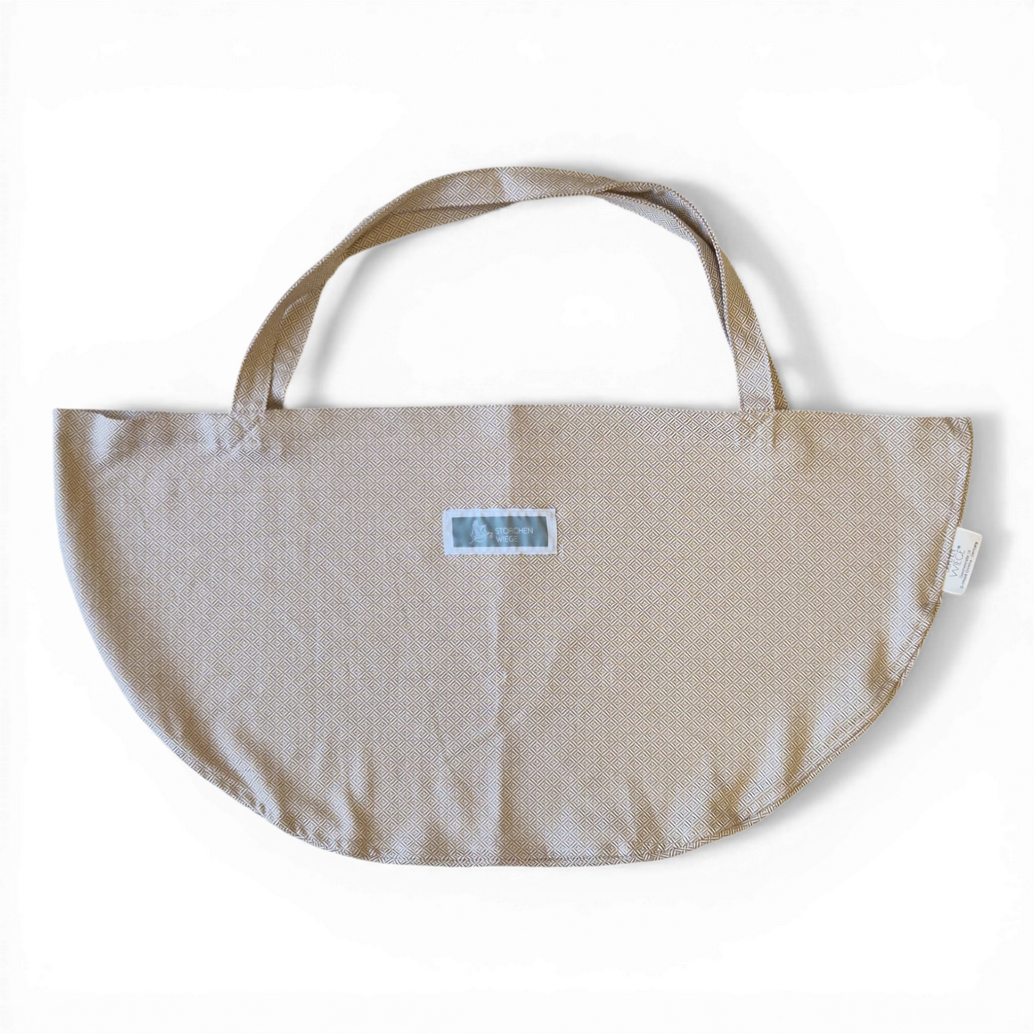 Wiegetasche Natur aus 100% Baumwolle für Babygewichtskontrolle bis 7 kg, Made in Germany