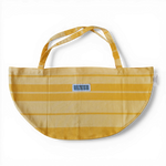Gelbe Wiegetasche aus 100% Baumwolle zur Gewichtskontrolle von Babys bis 7 kg, Made in Germany