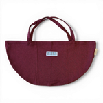 Wiegetasche Bordeaux aus 100% Baumwolle, Made in Germany, für Babygewichtskontrolle bis 7 kg