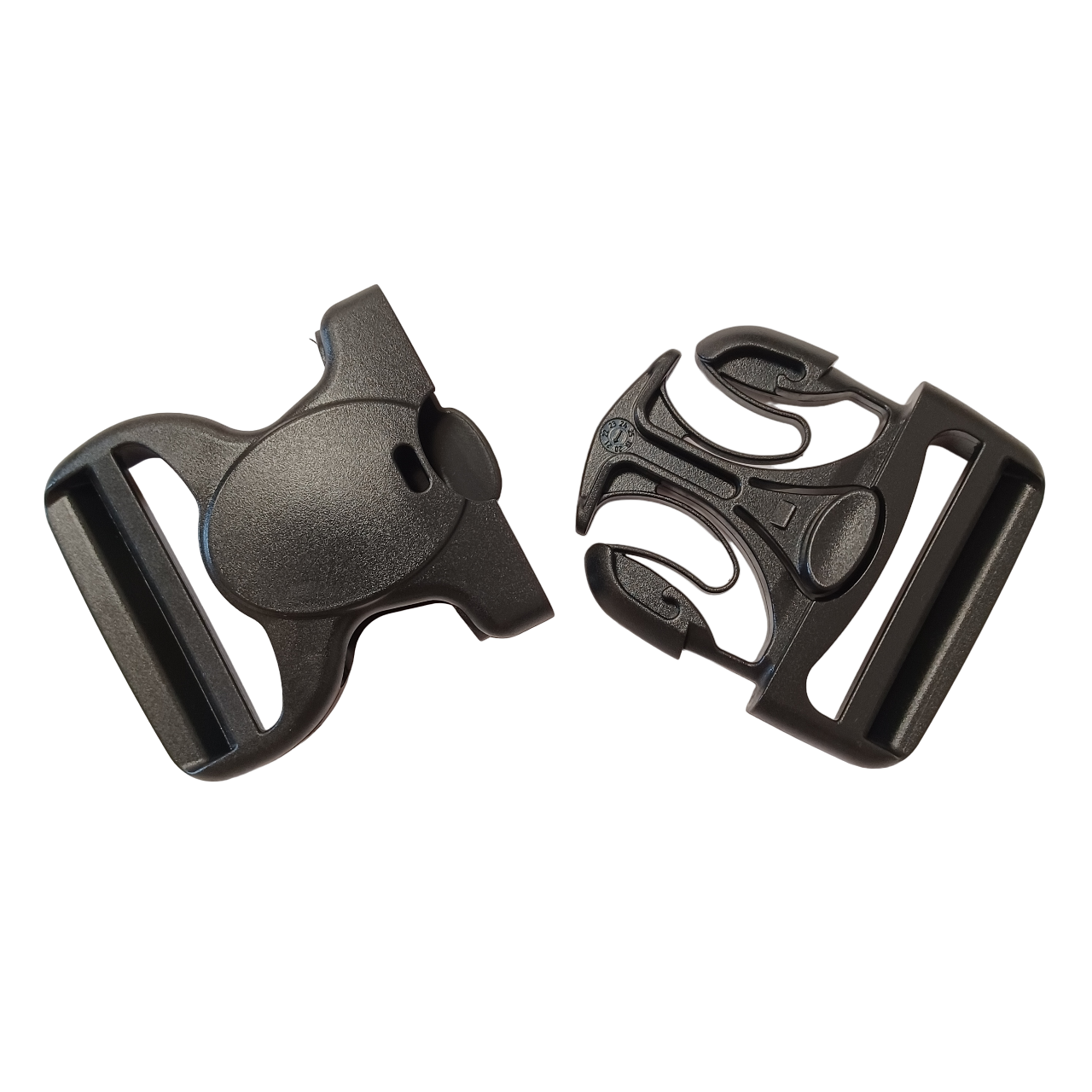 Black replacement buckle for hip belt, easy to attach by removing existing buckles
