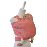 Weiches Bambustragetuch APRICOT aus 100% Bambus, atmungsaktiv und elastisch, ideal für Babys von 2,5 bis 9 kg.