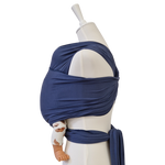 Weiches, elastisches Bambustragetuch KORNBLUME aus nachhaltigem Bambusgewebe für Babys bis 9 kg