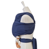 Weiches, elastisches Bambustragetuch KORNBLUME aus nachhaltigem Bambusgewebe für Babys bis 9 kg