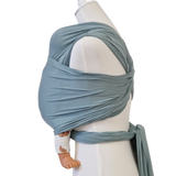 Bambustragetuch PISTAZIE mintgrün aus weichem, elastischem Bambusgewebe für Babys bis 11 kg