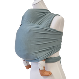 mintgrünes Bambustragetuch PISTAZIE aus weichem, atmungsaktivem Bambusgewebe für Babys bis 11 kg