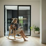 Wrapbabycarrier Graphit mit breiten Trägern und Hüftgurt, 100% Baumwolle, ergonomisch und verstellbar, ideal ab Geburt