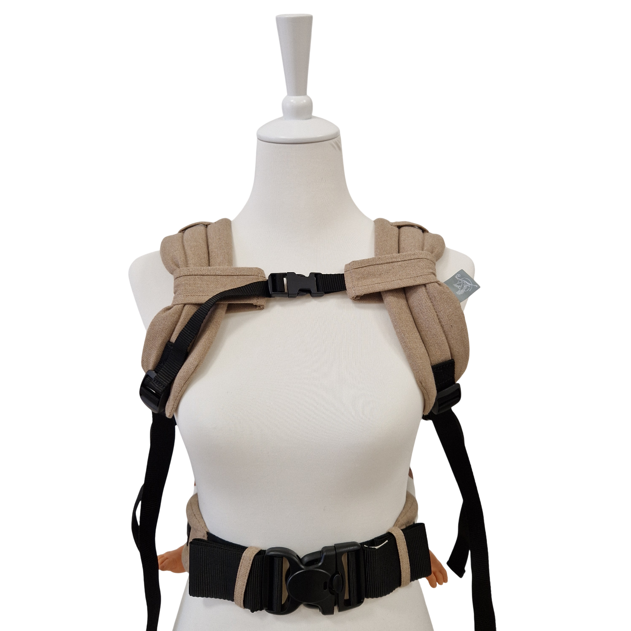 Babycarrier Brustgurt aus Baumwolle für sichere und bequeme Rückentrageweise bei Babytragen