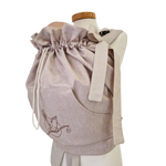 Storchenwiege Tragecover Natur for babywearing protection.