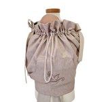 Storchenwiege Tragecover Natur, baby carrier cover for outdoor protection, adjustable design, natural color.