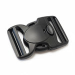 Schwarze Ersatzschnalle für Hüftgurt an Babytrage zum Austausch