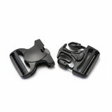 Schwarze Ersatzschnalle für Hüftgurt zur Babytrage mit einfachem Austausch am Gurtband