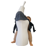 Hipino Graphit Hüfttrage aus Baumwolle, einstellbar und bequem für Kinder 5-20 kg