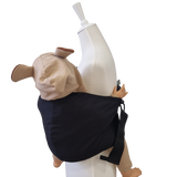 Hipino Schwarz Hüfttrage aus Baumwolle für Kinder 5-20 kg bequem und schnell anlegbar