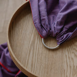 Aluminium Alu-Ringe in Babytragetuch zum stabilen und sicheren Binden von Ringslings