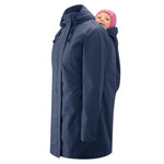 Mamalila Kurzmantel Berlin for pregnancy and babywearing, waterproof urban coat with cotton.