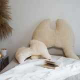 MeroWings Flügelkissen Classic in soft bio cotton plush with ergonomic design, 70x80 cm.