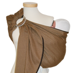Ringsling Leo Cafe with delicate pattern for easy and quick carrying.