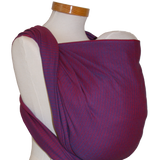 Tragetuch Leo Violett baby wrap with subtle weave, OEKO-TEX certified cotton.