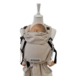 Babycarrier Mondstein mit gepolsterten Trägern und Brustgurt für ergonomisches Babytragen von Geburt an