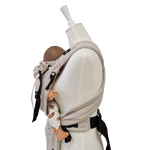 Babycarrier Mondstein aus 100% Baumwolle mit gepolsterten Trägern und Brustgurt für ergonomisches Babytragen ab Geburt