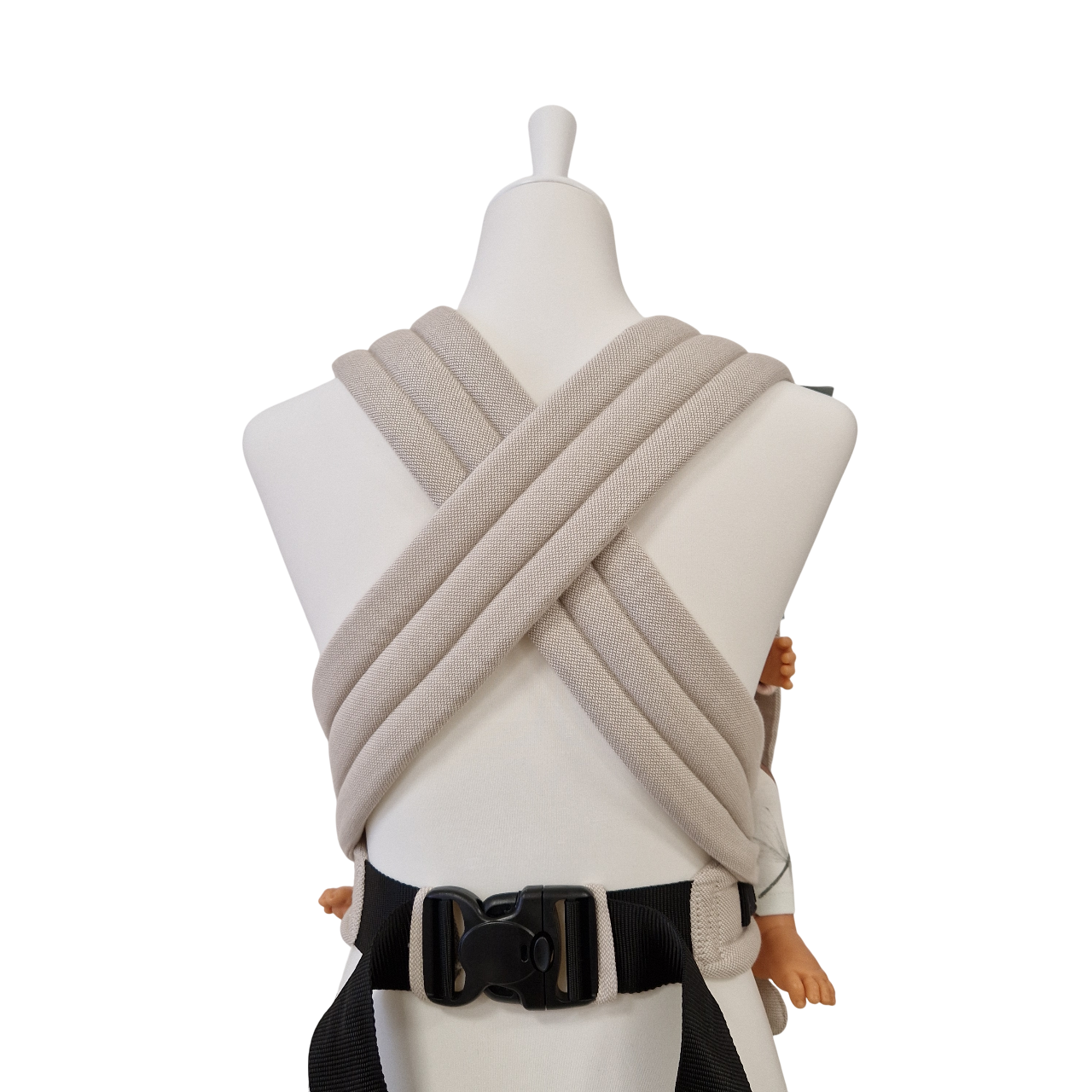 Babycarrier Mondstein mit gepolsterten Trägern und Brustgurt für optimale Babyhaltung