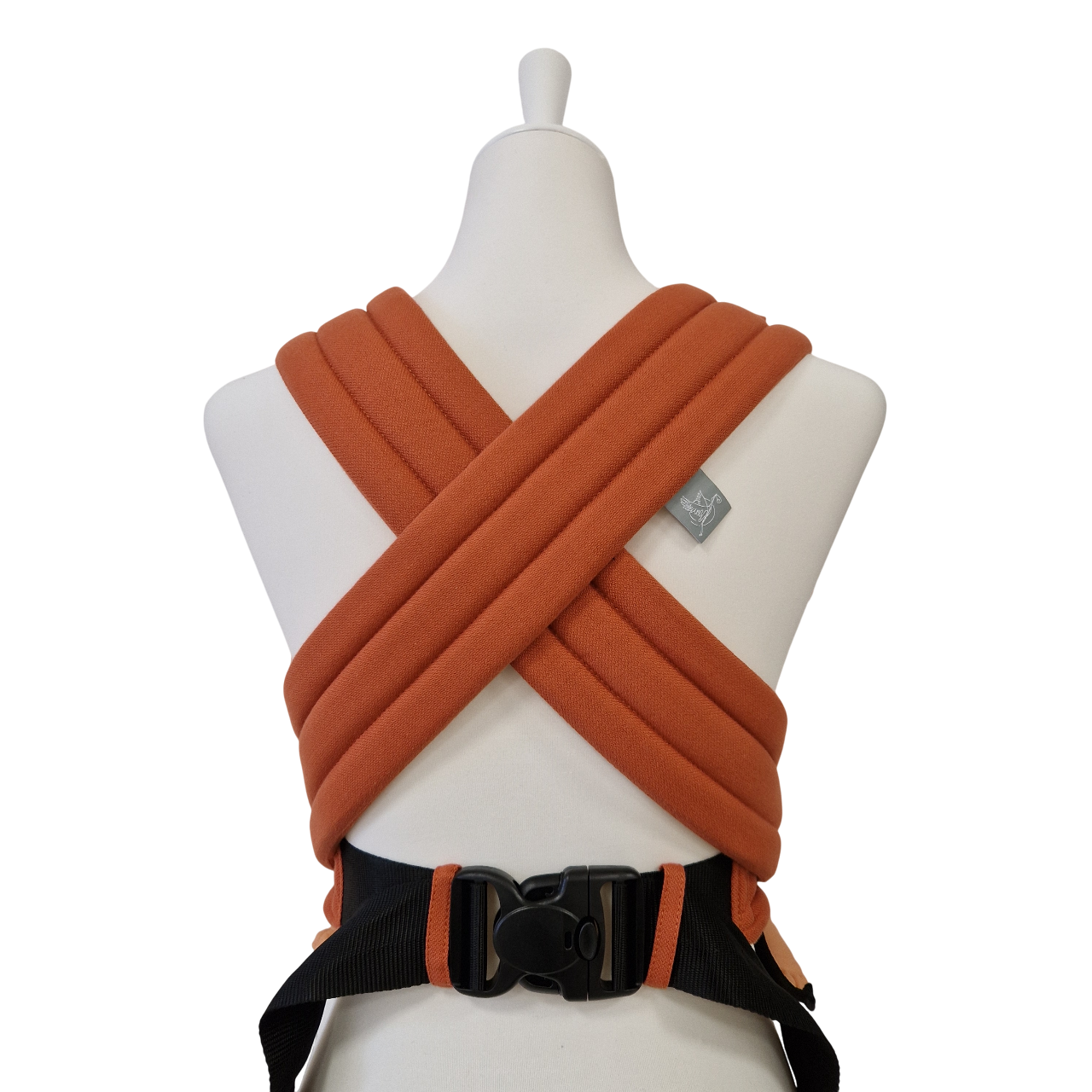 BabyCarrier Terra Babytrage in Terrabraun mit gepolsterten Trägern und Sicherheitsgurt