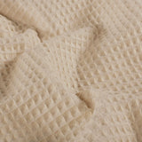 Beiges Waffelpiqué Handtuch aus 100% Baumwolle für Kleinkind, 85x85 cm, saugfähig und schnelltrocknend
