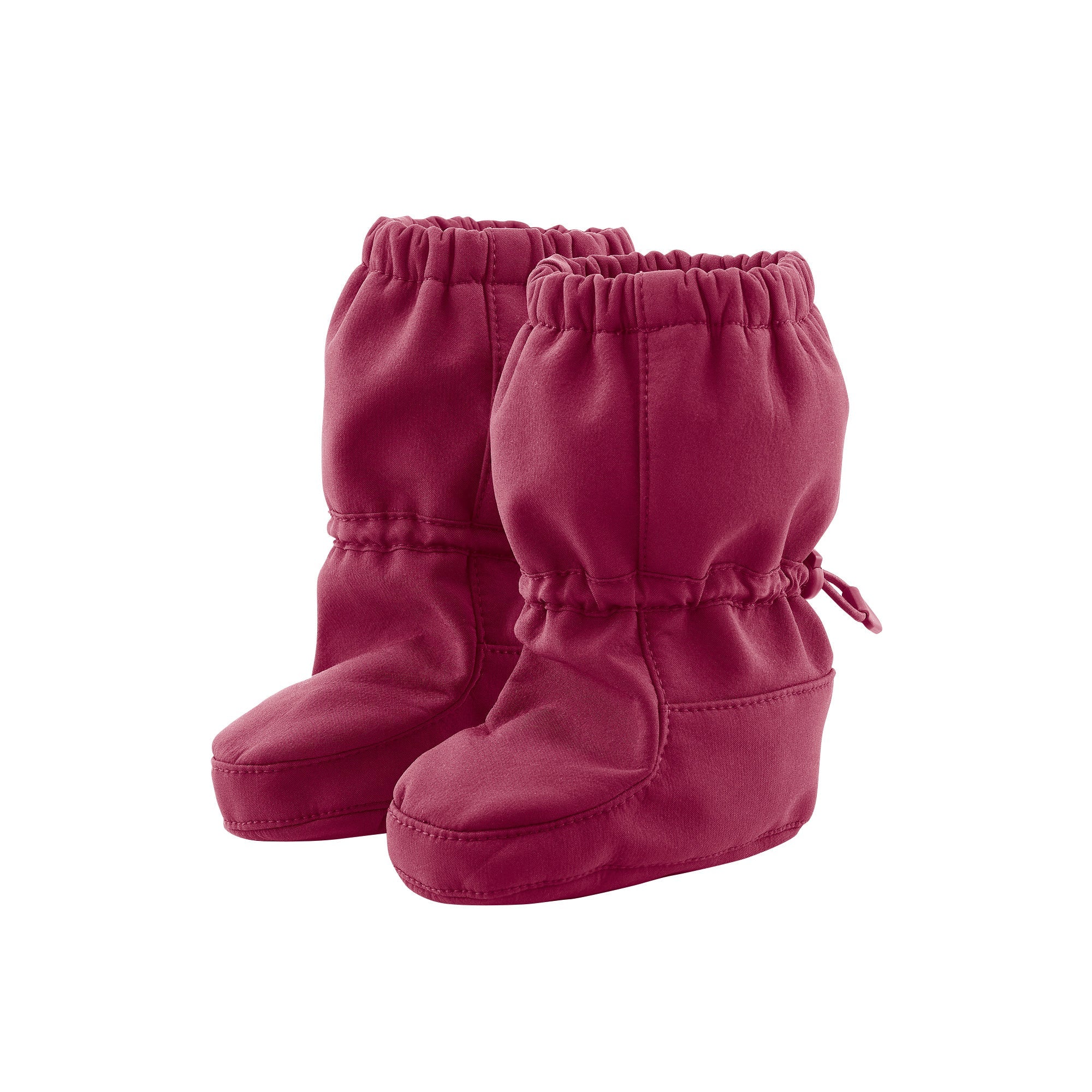 Mamalila Allrounder-Booties Baby, red softshell booties for babies, warm and weatherproof, suitable for 6-12 months, eco-friendly polyester.