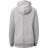 Mamalila Sweat-Tragejacke London aus 100% Bio-Baumwolle, warm und kuschelig, ideal zum Babytragen vorne und hinten, legerer Schnitt mit Nackenschutz.