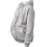Mamalila Sweat-Tragejacke London aus Bio-Baumwolle zum Babytragen und in der Schwangerschaft