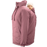 Mamalila Tragejacke Boston, stylische, leichte Übergangsjacke mit verstellbarem Nackenschutz und Babyeinsatz, nachhaltig aus recyceltem Polyester, geeignet für Schwangerschaft und Babytragen bis 2 Jahre