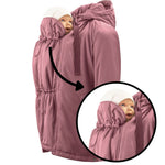 Mamalila Tragejacke Boston leichte Übergangsjacke mit verstellbarem Nackenschutz und Babyeinsatz aus recyceltem Polyester