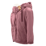 Mamalila Tragejacke Boston rosafarben mit Babyeinsatz für Mama und Baby, verstellbar und warm, nachhaltiges Material